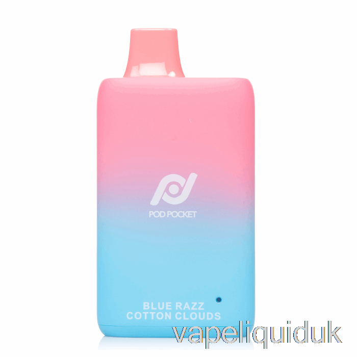 Pod Pocket 7500 Disposable Blue Razz Cotton Clouds Vape Juice